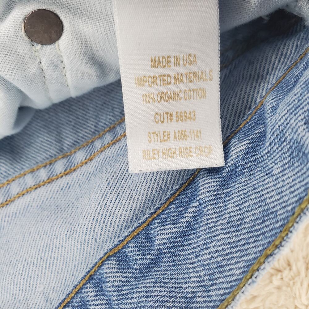 AGOLDE Riley High Rise Straight Crop Jeans 24 / 0 - Picture 7 of 9